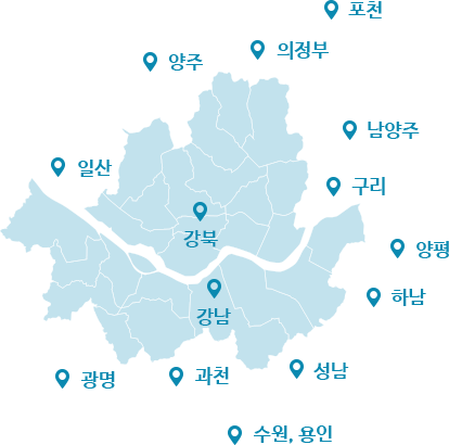 수도권지도